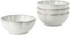 Serax White Sergio Herman Edition Inku XL Ribbed Bowl Set