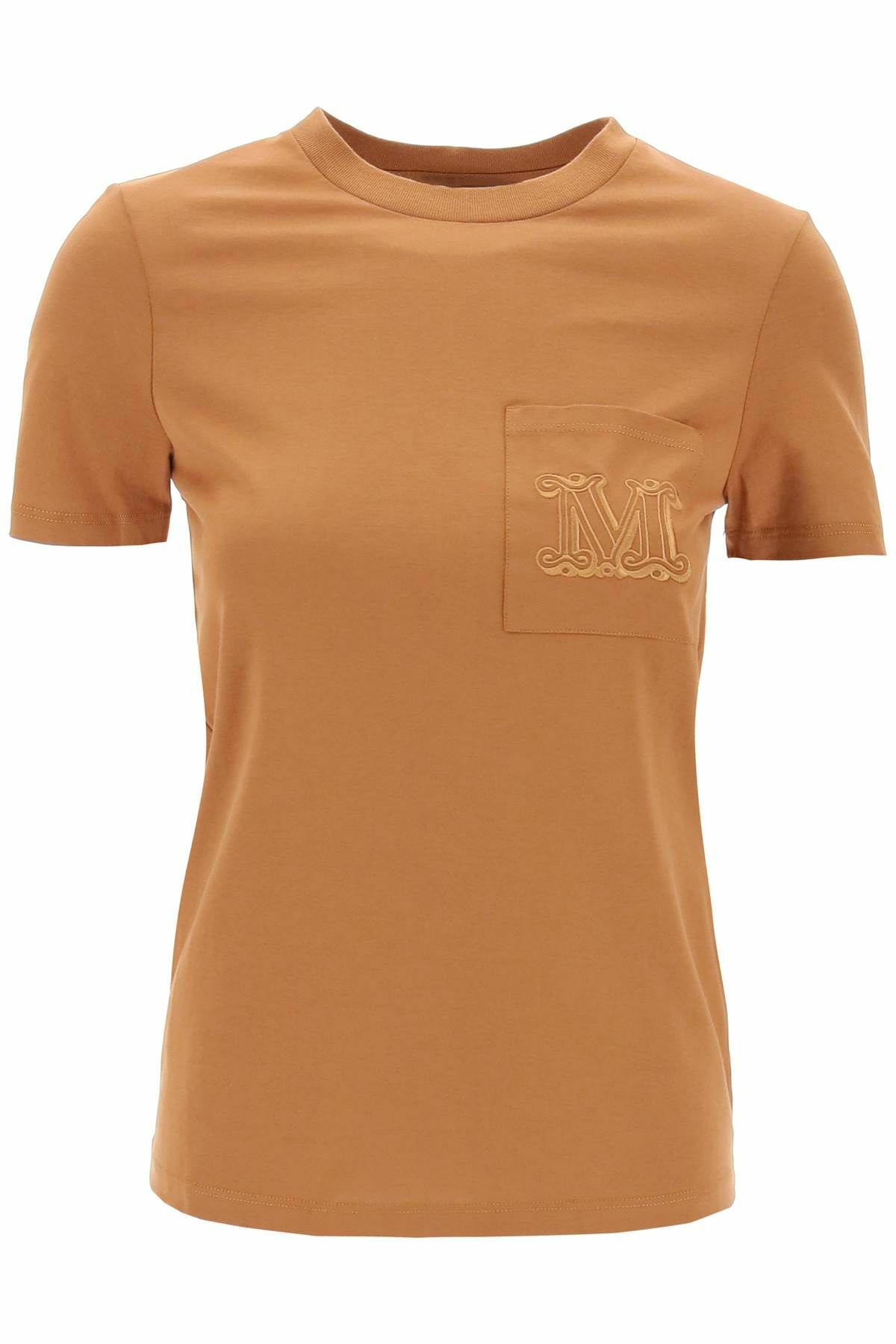 MAX MARA mannpapaya t-shirt with Brown