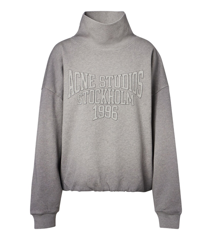 Photo: Acne Studios Logo cotton fleece sweatshirt