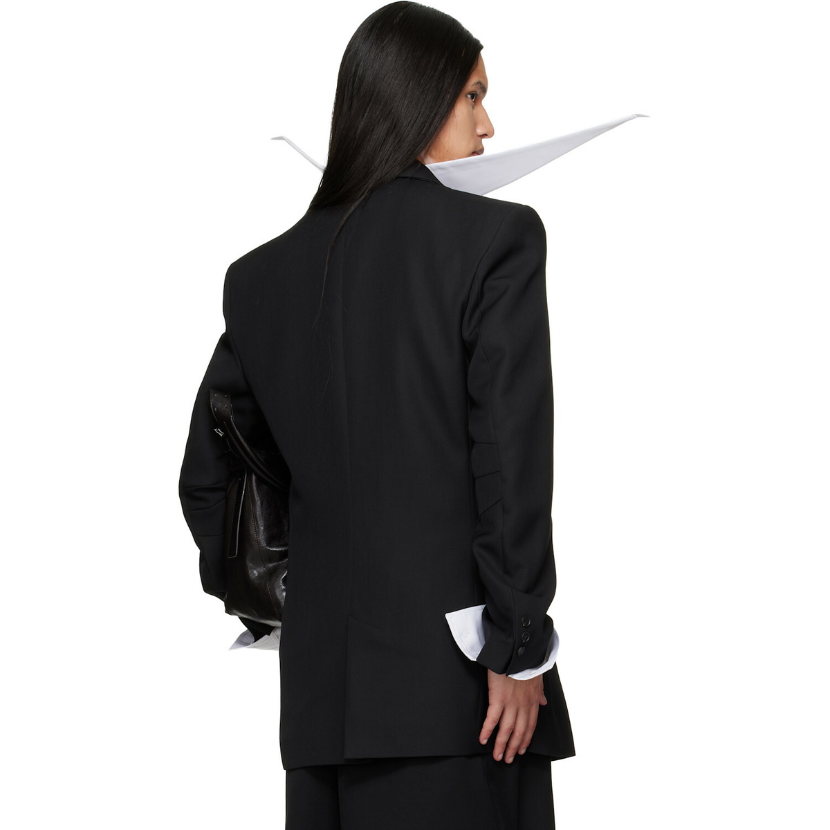 EGONlab Black Oversized Tailored Blazer