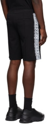 Givenchy Black Chito Edition 4G Webbing Bermuda Shorts