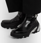 1017 ALYX 9SM - Leather and Silver-Tone Chelsea Boots - Black