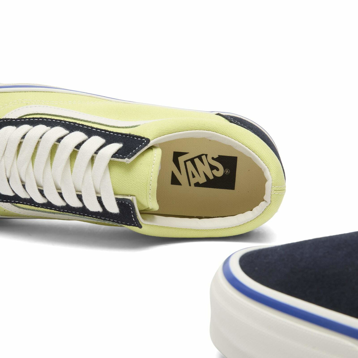 Vans LX Old Skool sneaker in Nineties Navy/Lime