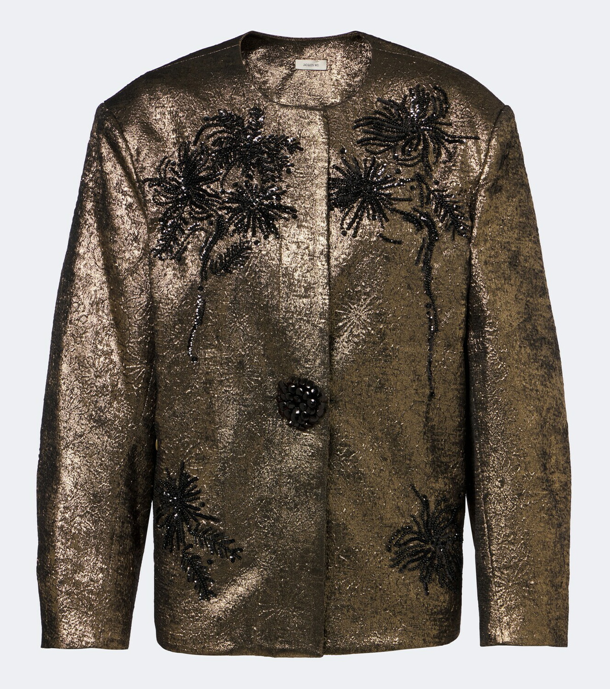 Jacques Wei Embellished brocade blazer
