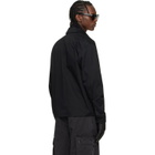 Moncler Black Cotton Blend Gabardine Shirt Jacket