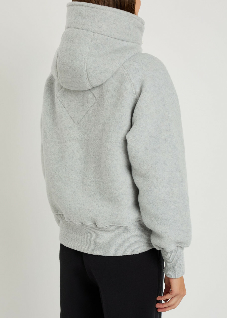 Canada Goose Chilliwack Hooded Wool-blend Jacket Light Grey