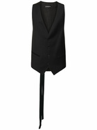 ANN DEMEULEMEESTER Juikko Classic Wool Waistcoat