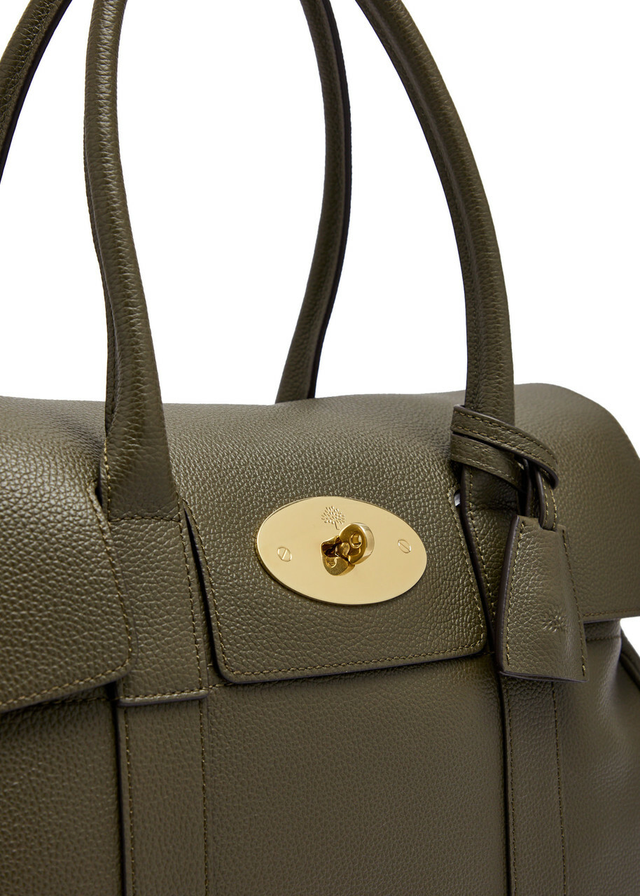 Mulberry Bayswater Small Grained Leather Shoulder bag - Green - One Size