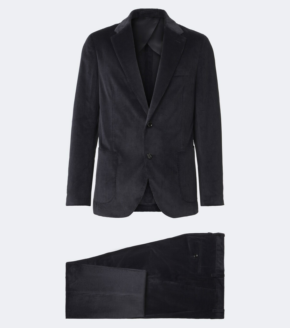 Lardini Cotton and cashmere corduroy suit