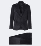 Lardini Cotton and cashmere corduroy suit