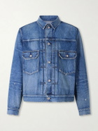 Sacai - BEYONDEXX Distressed Denim Jacket - Blue