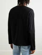 Séfr - Uneven Cotton-Jersey T-Shirt - Black
