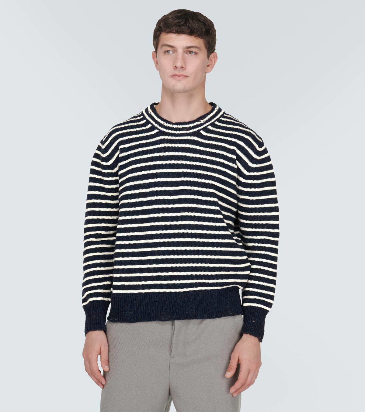 Black Ami De Coeur Striped Sweater