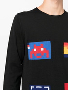 COMME DES GARÇONS SHIRT - Crew Neck Wool Sweater