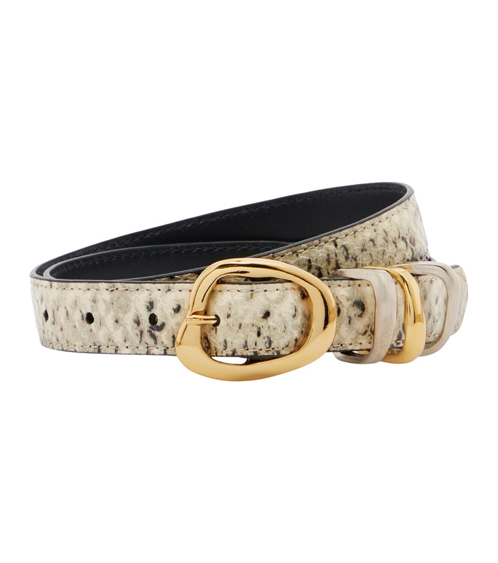 Photo: Amanu Tugela snake-effect leather belt