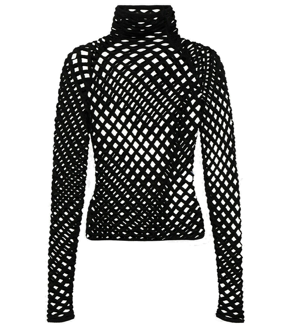 【Alaia】 Houndstooth croppedトップ Alaïa Houndstooth cropped top ALAÏA
