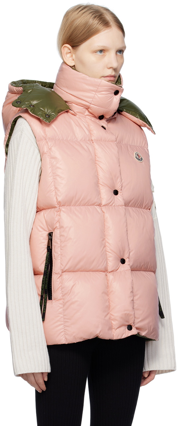 Moncler Pink Luzule Down Vest Moncler