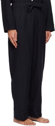 Tekla Black Oversized Pyjama Pants