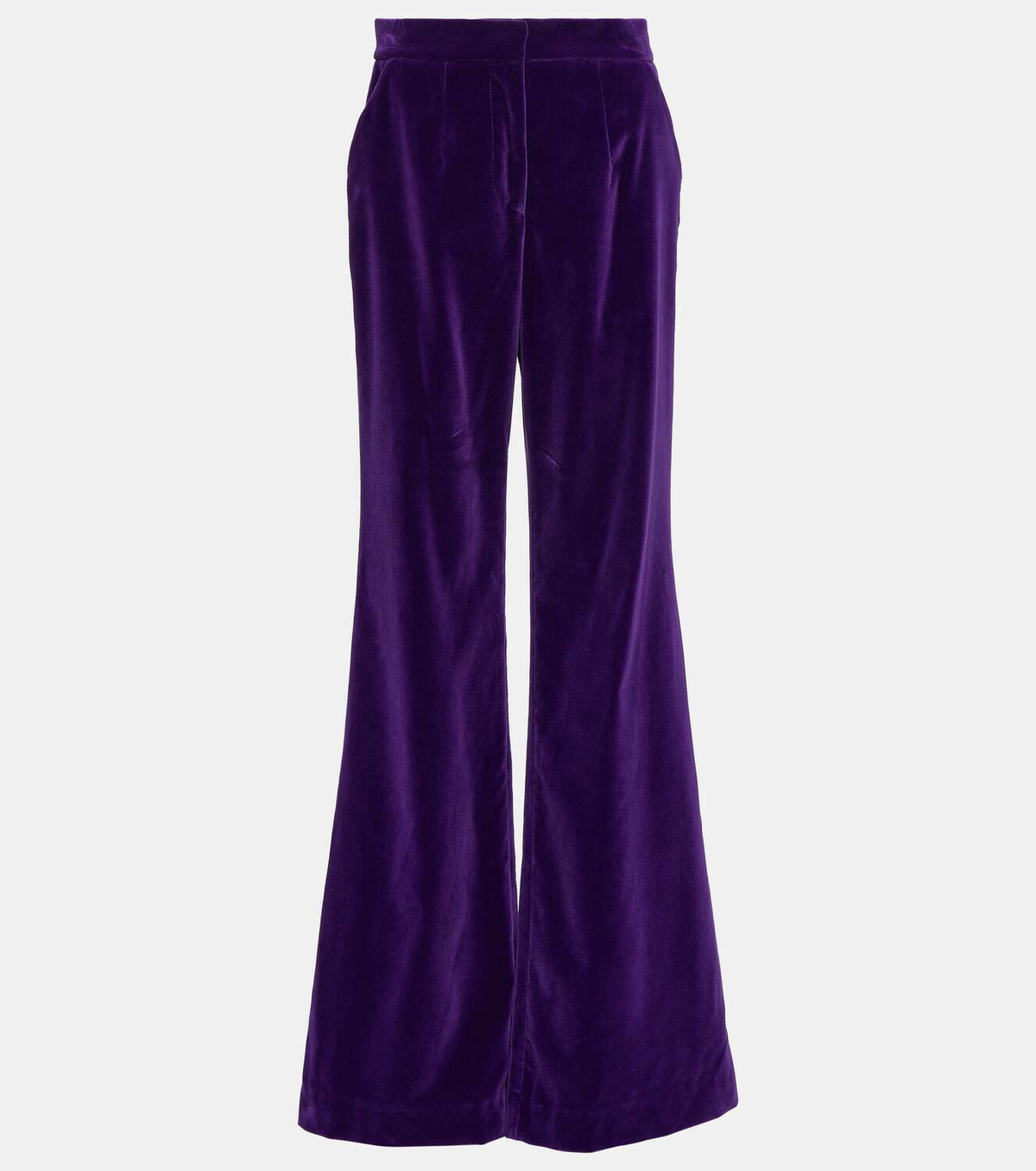 Costarellos Barine cotton velvet wide-leg pants