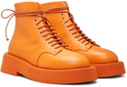 Marsèll Orange Gomme Gommelone Lace-Up Boots