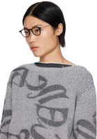 YUICHI TOYAMA. Black & Gold Kikusui Glasses