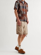 BEAMS PLUS - Cotton-Ripstop Cargo Shorts - Neutrals