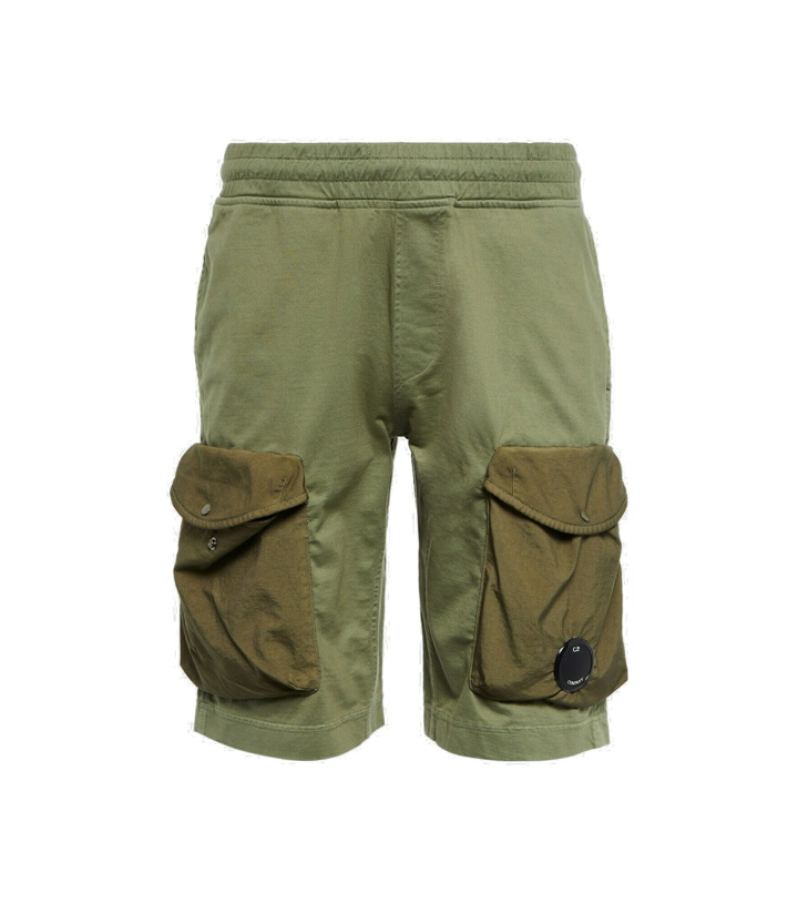 Photo: C.P. Company - Cotton jersey cargo shorts