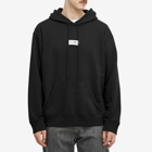 MM6 Maison Margiela Men's Number Label Hoodie in Black