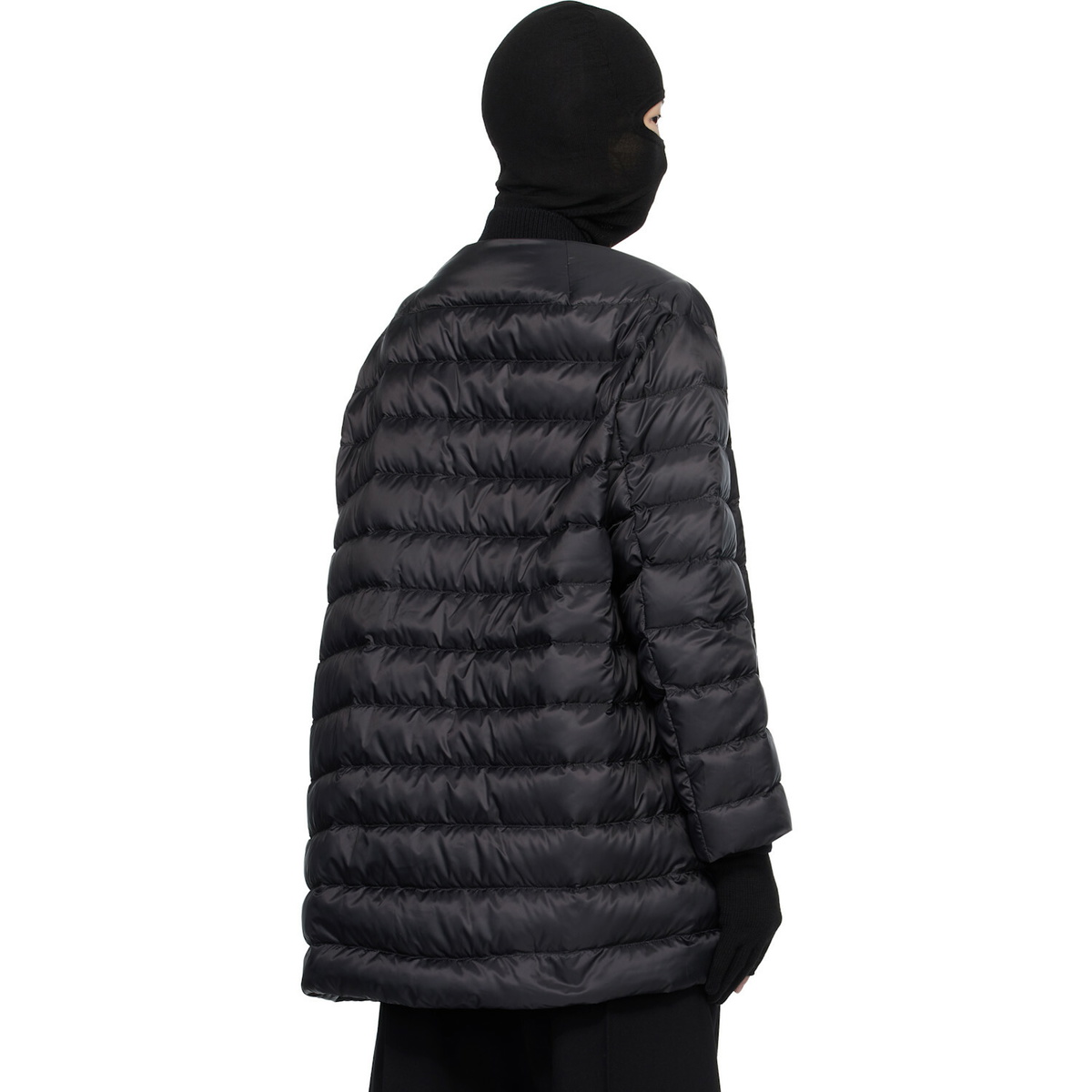 Rick Owens Moncler + Rick Owens Black Flight Down Jacket