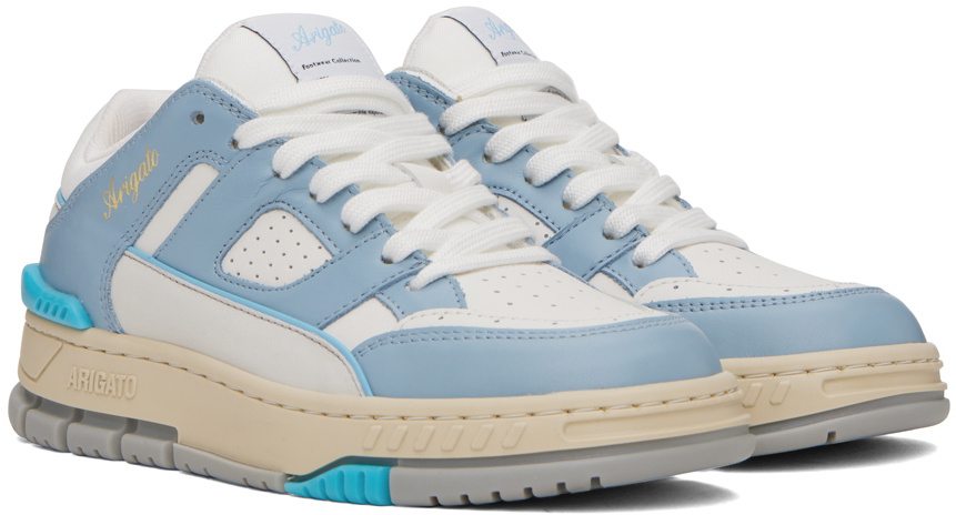 Axel Arigato White & Blue Area Lo Sneakers