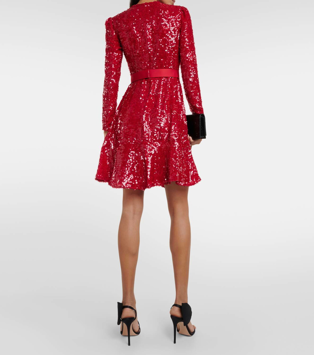 strapless open back dress Floral Print Midi Shirt Dress main image 1