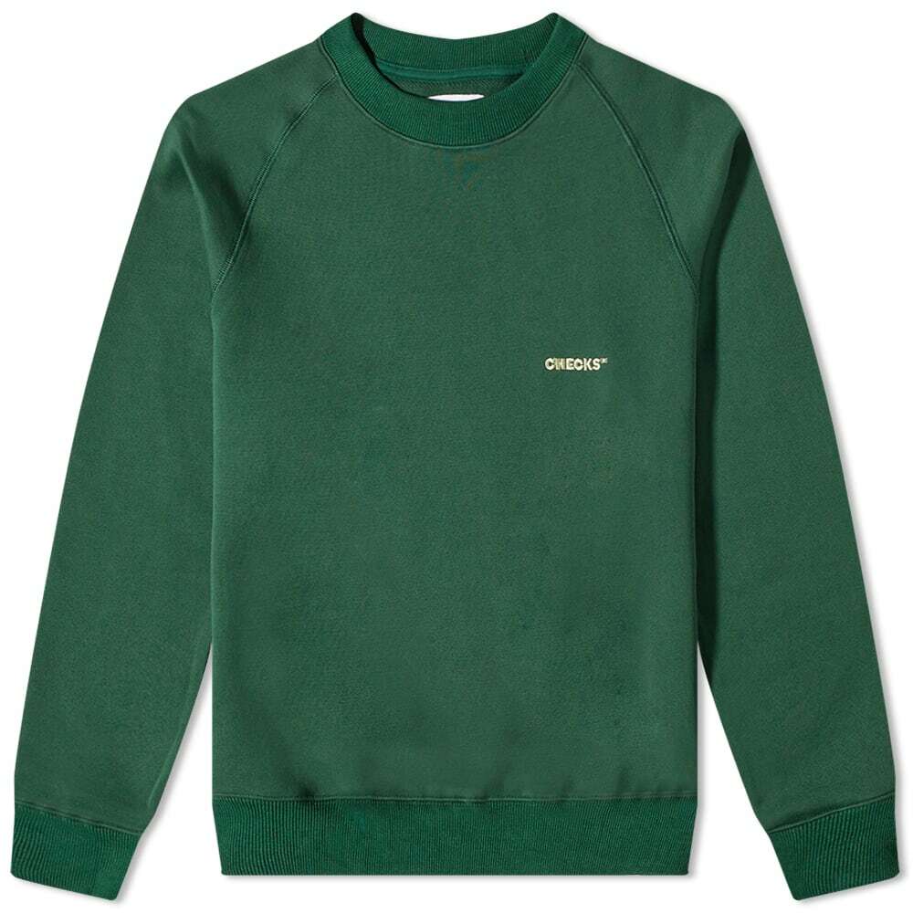 Checks Downtown Men's Classic Crew Neck Sweat in Bottle Green