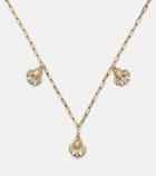 Mateo 3 Petite Venus Shell 14kt gold (585/1000) necklace with diamonds