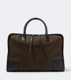 Loewe Amazona 180 leather top-handle bag