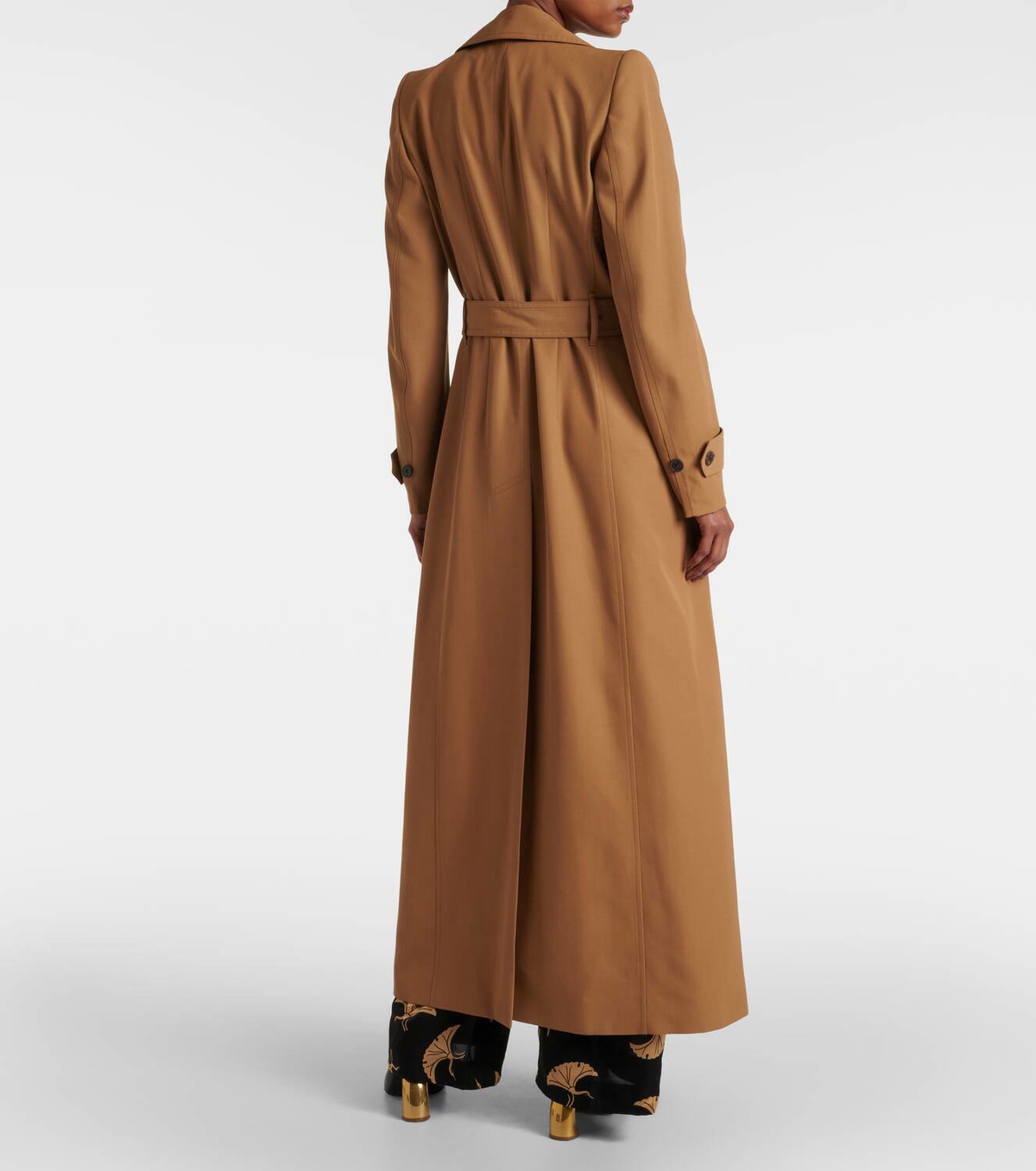Dries Van Noten Wool-blend gabardine trench coat Dries Van Noten