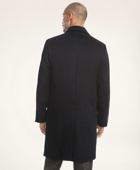 Brooks Brothers Men's Storm Wool Topcoat | Black