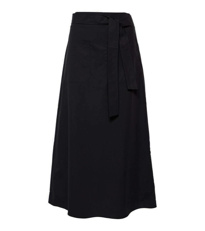 Photo: Toteme Cotton midi skirt