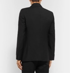 Givenchy - Embellished Satin-Trimmed Wool and Mohair-Blend Tuxedo Jacket - Black