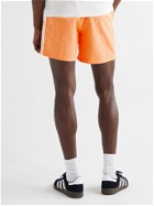 ADIDAS ORIGINALS - Adicolor Classics Striped Primegreen Swim Shorts - Orange