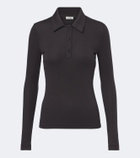 Agolde Amos jersey polo shirt