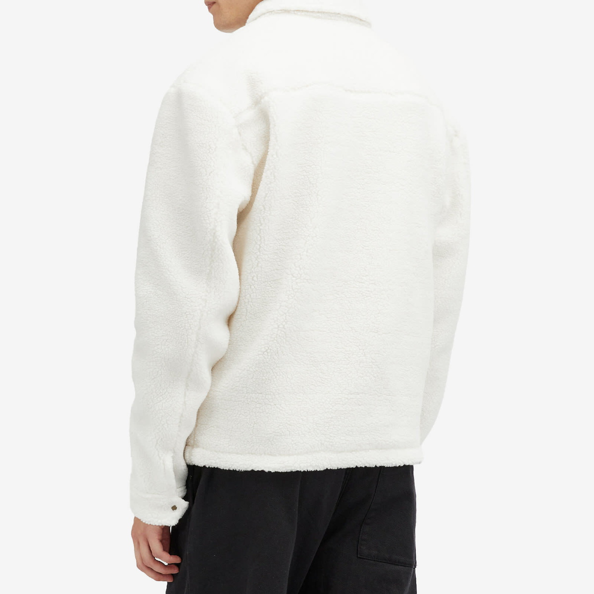 Bram's Fruit Men's Pullover Fleece Sweatshirt in White