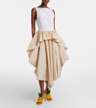 Loewe Paula's Ibiza cotton poplin midi dress