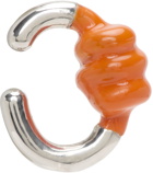 Marshall Columbia SSENSE Exclusive Orange Alan Crocetti Edition Double Knot Ear Cuff