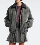 Miu Miu Corduroy cotton bomber jacket