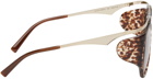 Saint Laurent Brown & Gold SL M137 AMELIA Sunglasses