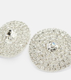 Magda Butrym - Embellished asymmetric disc earrings