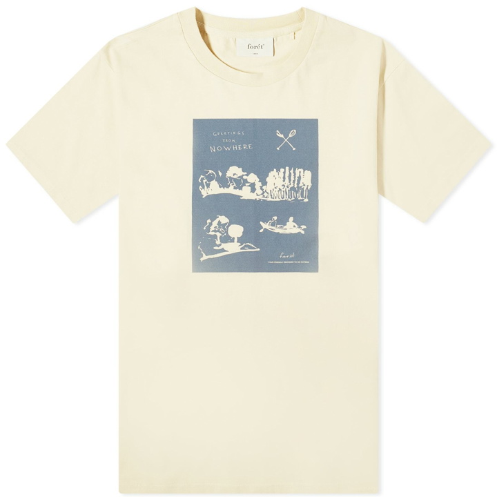 Photo: Foret Men's Falls T-Shirt in Oat