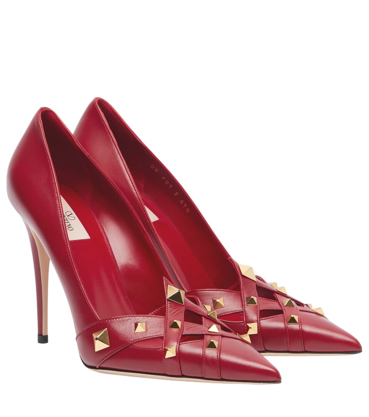 Photo: Valentino Garavani Studdy leather pumps