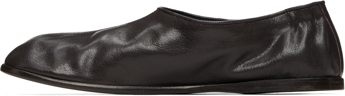 LEMAIRE Brown Sock Slip-on Flats