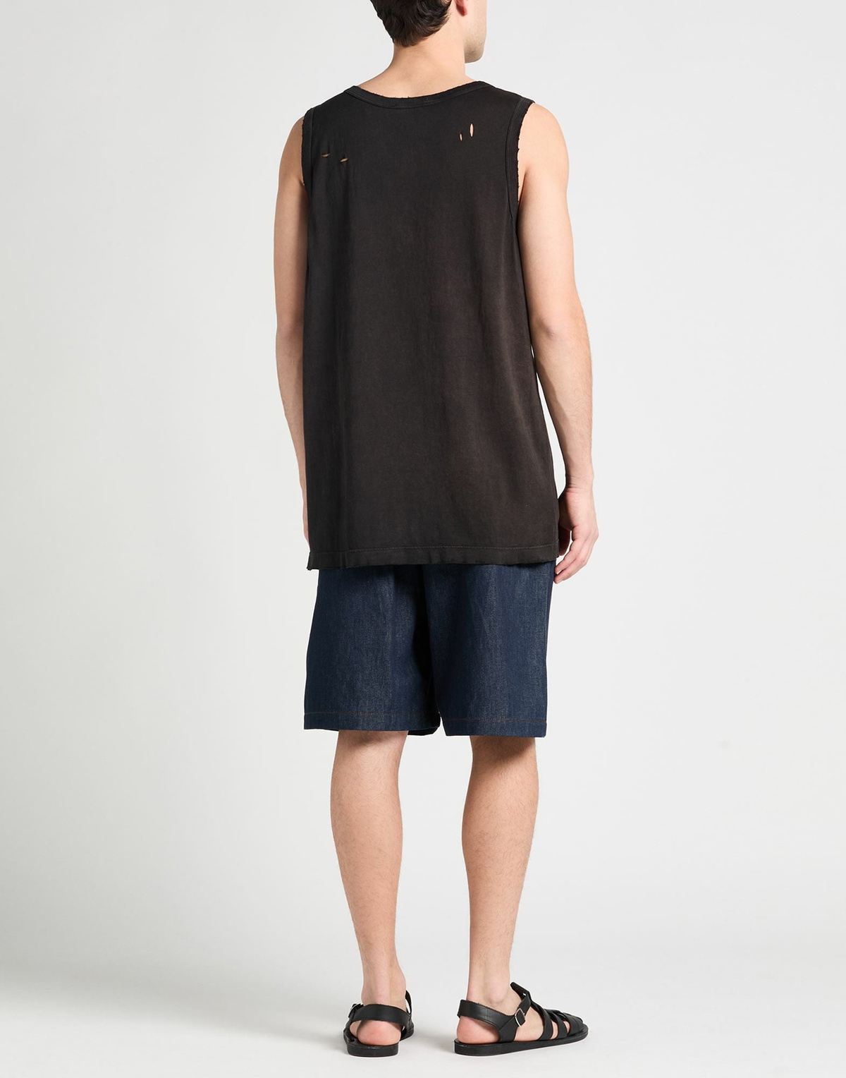 Dolce & gabbana Mens Tank top Dark in Brown